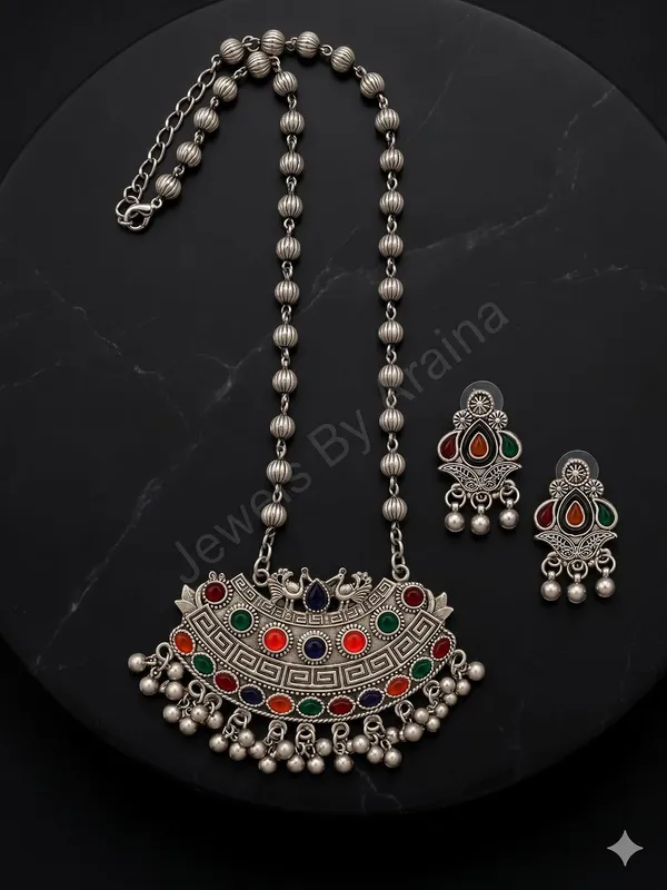 Oxidised_Necklace_Set