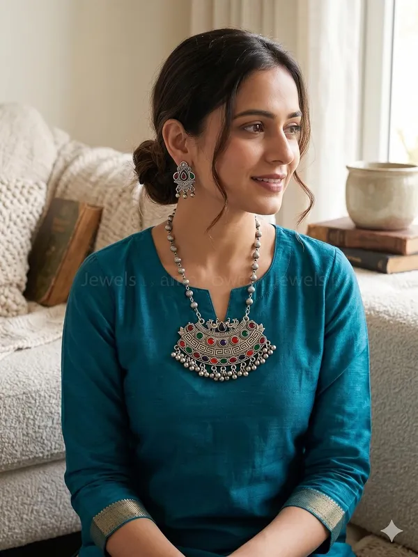 Oxidised_Necklace_Set