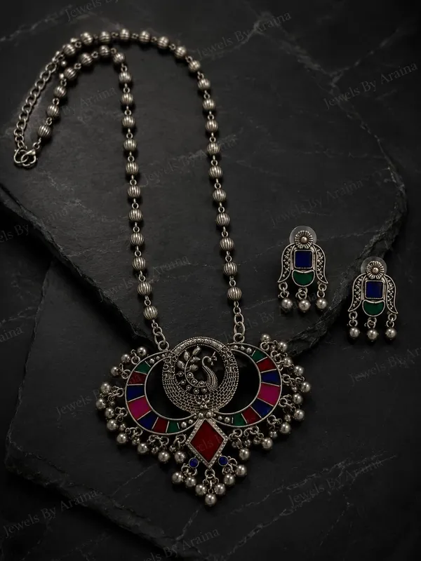 Oxidised_Necklace_Set