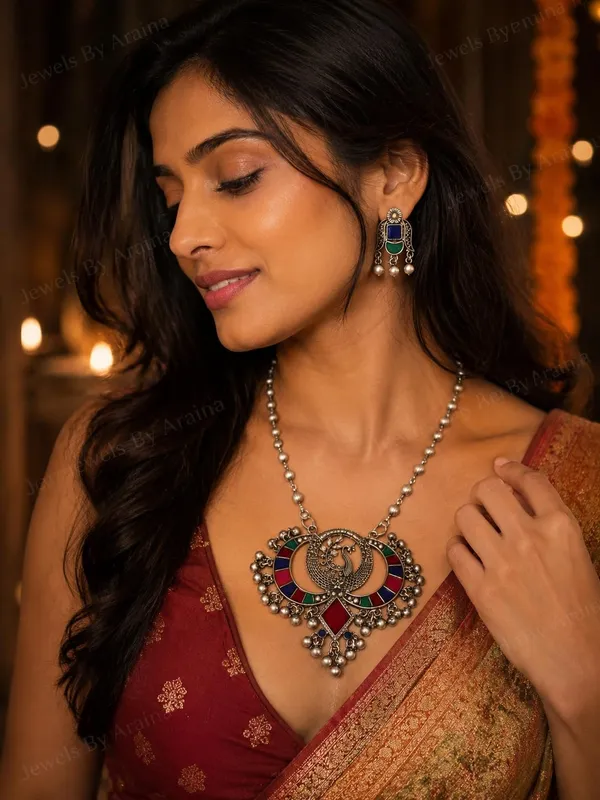 Oxidised_Necklace_Set