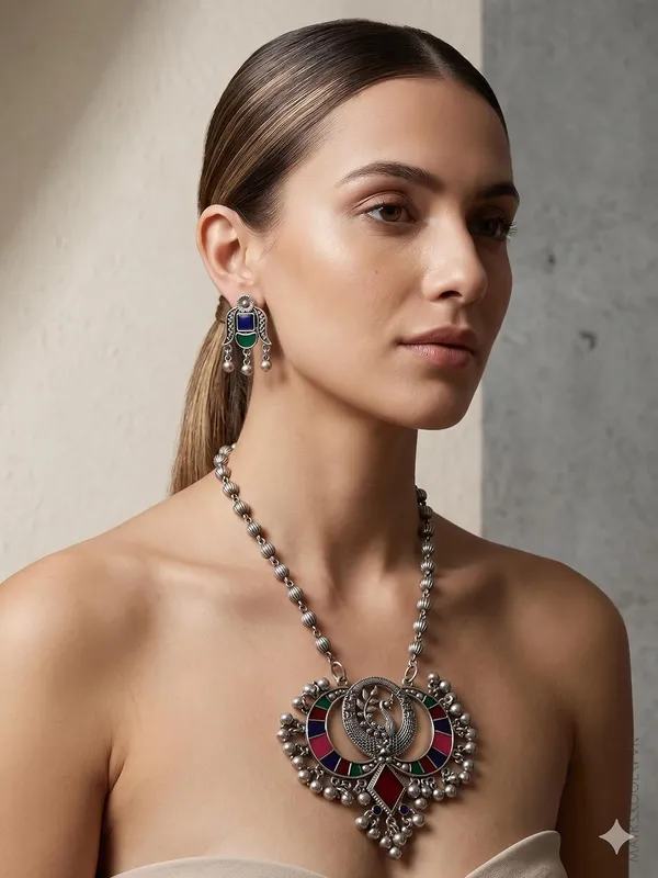 Oxidised_Necklace_Set