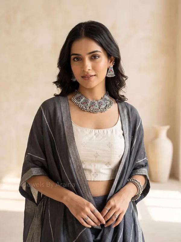 Oxidised_Choker_Set