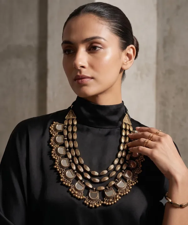 Oxidised_Layered_Necklace