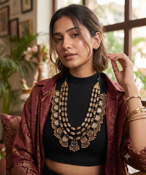 Oxidised_Layered_Necklace
