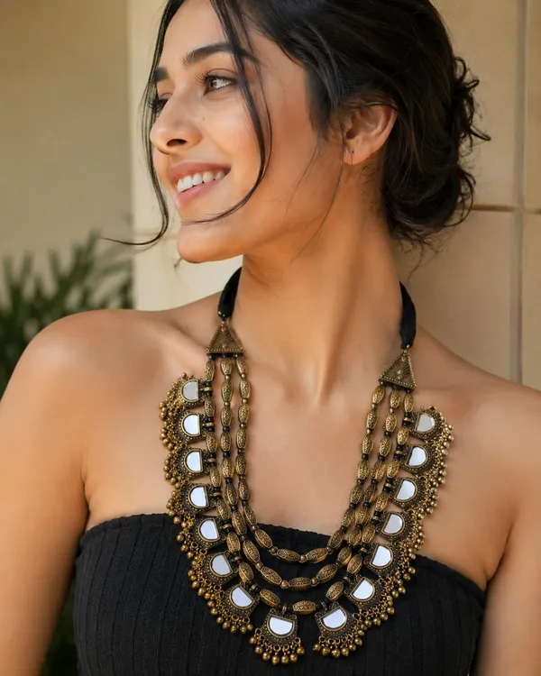 Oxidised_Layered_Necklace