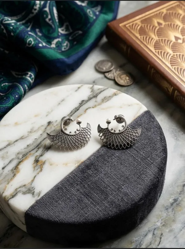 JBA_Brass_Swan_Earrings