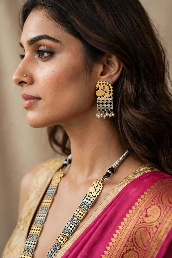Dual_Tone_Brass_Long_Necklace_Set