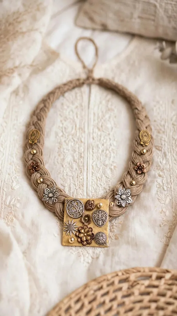 Jute_Necklace_With_Metal_Motifs