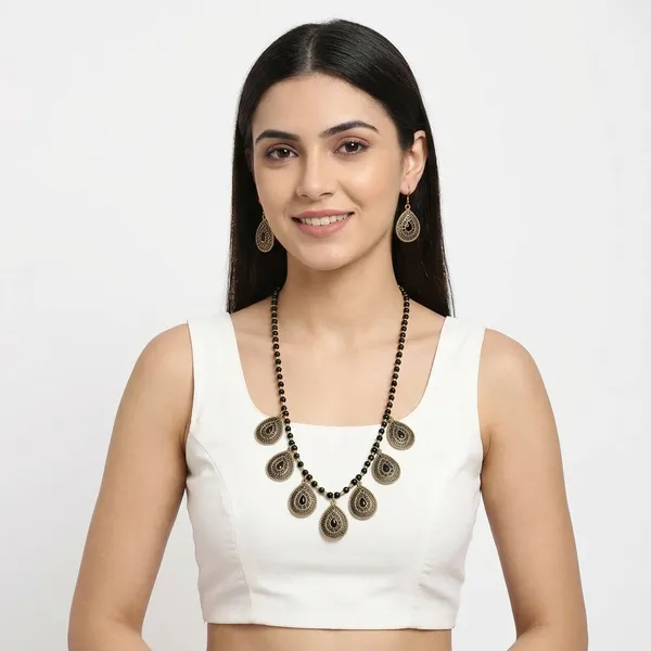 Teardrop_Pendant_Necklace_Set_With_Earrings