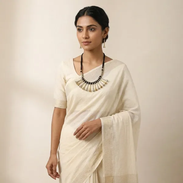 Oxidised_Choker_Necklace_Set_With_Earrings
