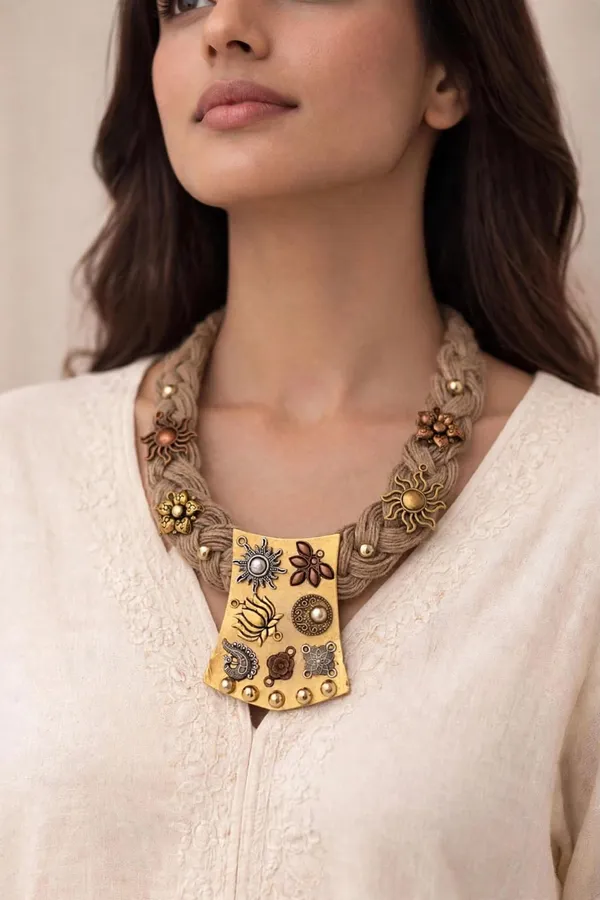 Jute_Necklace_With_Metal_Motifs