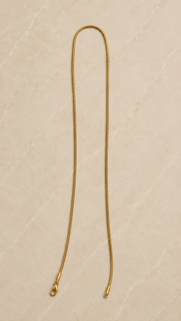 Gold_Stainless_Steel_Snake_Chain_Lobster_Clasp_Necklace_For_Unisex