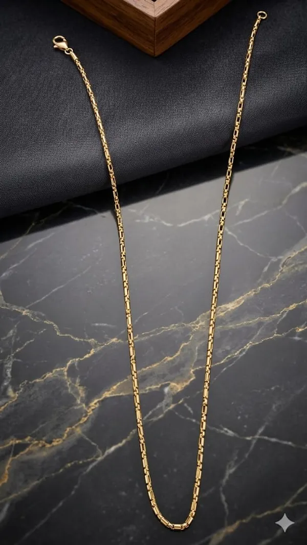 Gold_Stainless_Steel_Chain_Necklace_For_Unisex