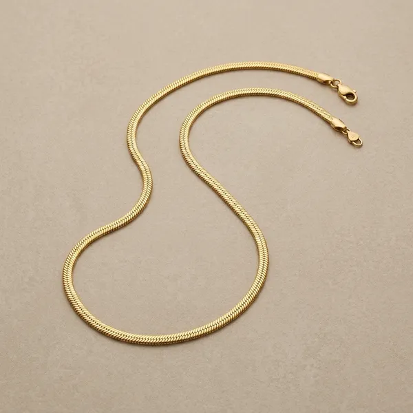 Gold_Stainless_Steel_Snake_Chain_Necklace_For_Unisex