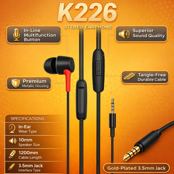Arishacreative_Kdm_K_226_Wired_Black,_Red,_In_The_Ear_Pack_Of_2