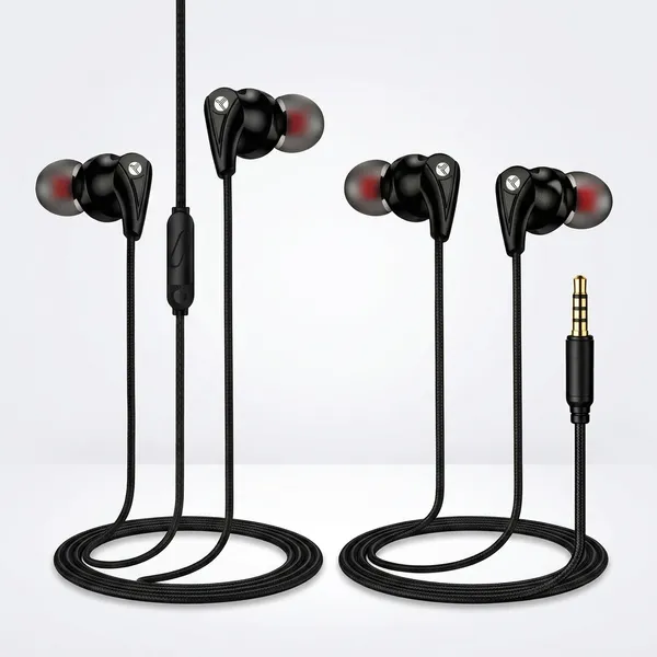 Arishacreative_Kdm_K_228_Wired_Black,_Red,_In_The_Ear___Pack_Of_2