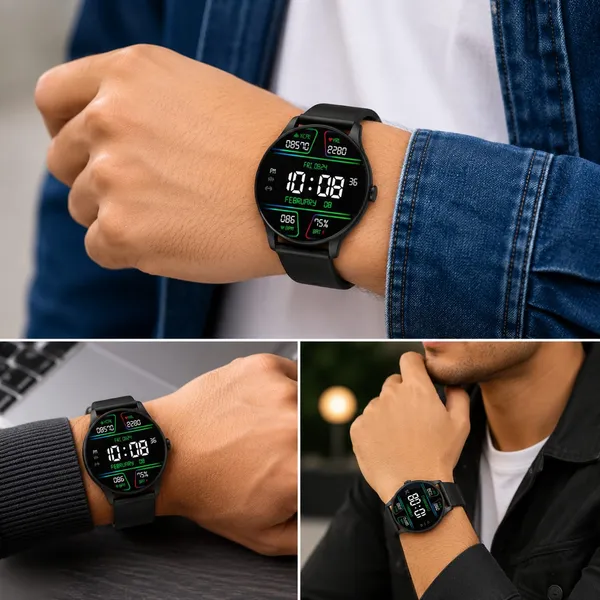 Laxasfit_Active_2_Smartwatch_for_Men_&_Women_with_1.39”_HD_Round_Display,_Bluetooth_Calling,_Heart_Rate_&_SPO₂_Monitor,_100+_Sports_Modes,_IP67,_Long_Battery_Life_for_Android_&_iOS_(Grey)