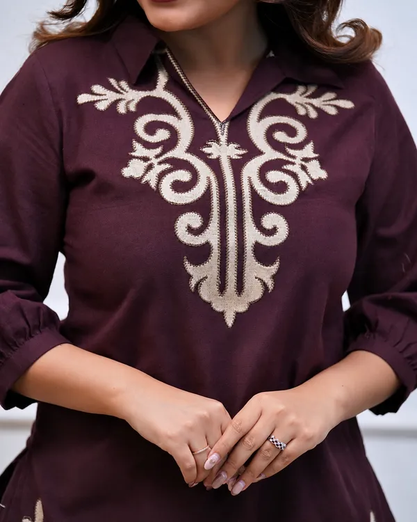 Elegant_Embroidered_Maroon_Co-Ord_Set