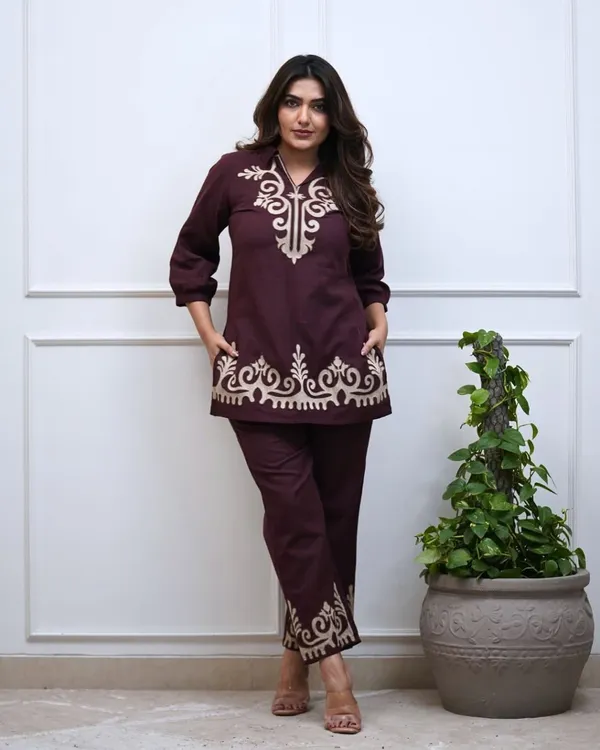 Elegant_Embroidered_Maroon_Co-Ord_Set