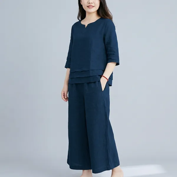 Blue_Cotton_Casual_Wear_Co_Ord_Set