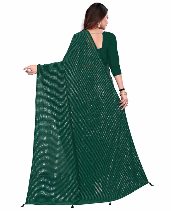 Green_Georgette_Premium_Saree_For_Women