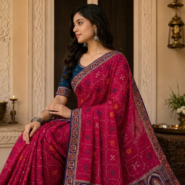 Pink_Fandy_Chiffon_Satin_Premium_Saree_For_Women