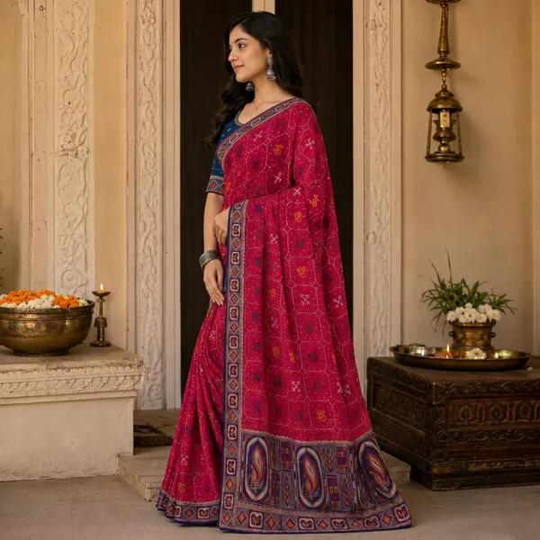 Pink_Fandy_Chiffon_Satin_Premium_Saree_For_Women