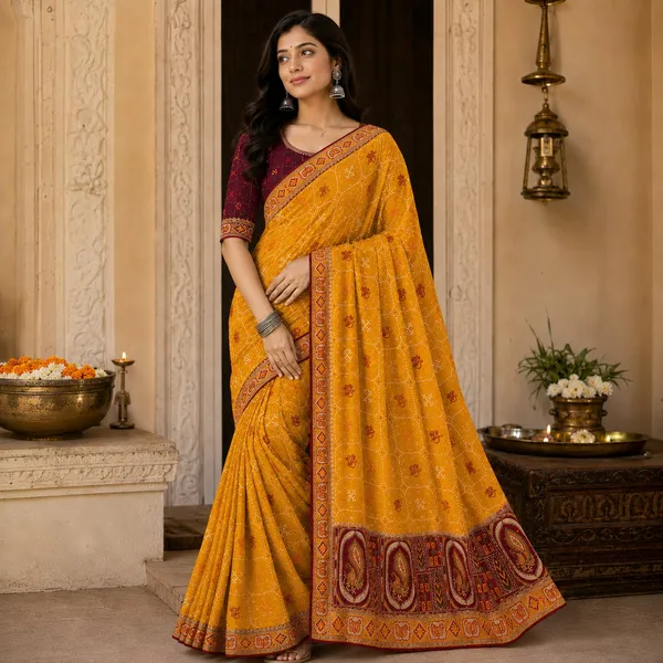 Tamba_Gold_Fandy_Chiffon_Satin_Premium_Saree_For_Women
