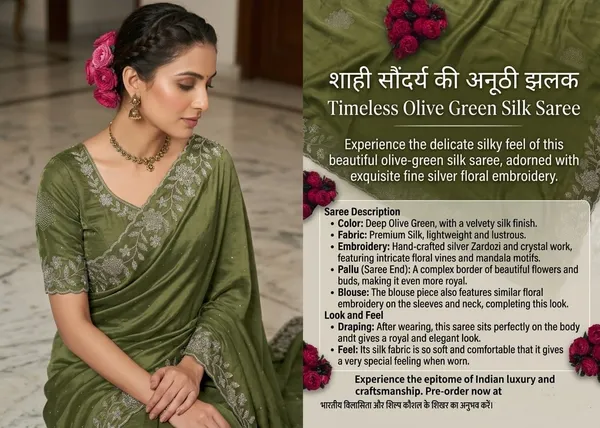 Green_Chinon_Premium_Saree_For_Women