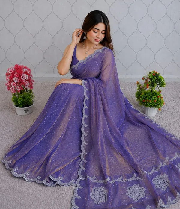 Lavender_Fandy_Chiffon_Satin_Premium_Saree_For_Women
