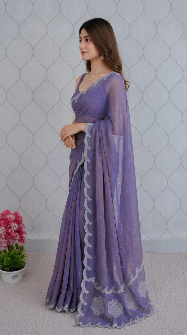Lavender_Fandy_Chiffon_Satin_Premium_Saree_For_Women