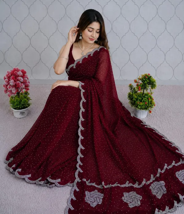Maroon_Fandy_Chiffon_Satin_Premium_Saree_For_Women
