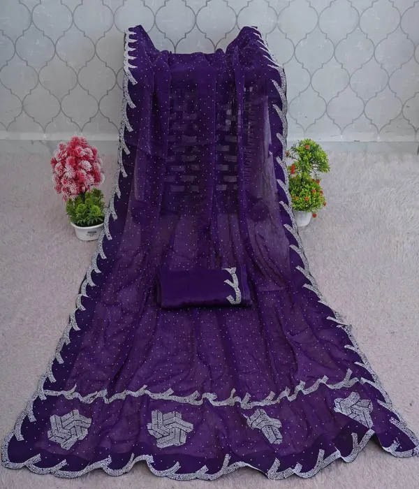 Purple_Fandy_Chiffon_Satin_Premium_Saree_For_Women