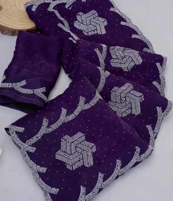 Purple_Fandy_Chiffon_Satin_Premium_Saree_For_Women