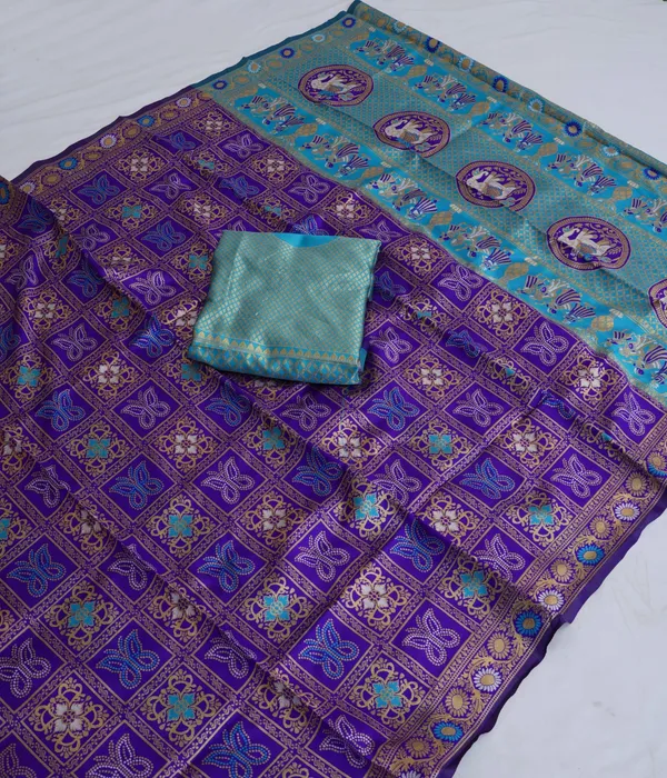 Purple_Firoza_Jacquard_Silk_Premium_Saree_For_Women