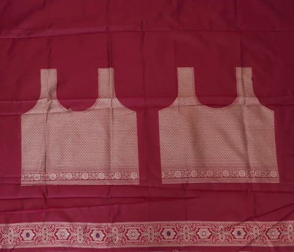 Navi_Blue_Red_Jacquard_Silk_Premium_Saree_For_Women