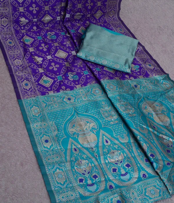 Purple_Firoza_Jacquard_Silk_Premium_Saree_For_Women