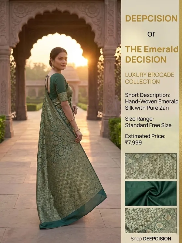 Green_Jacquard_Silk_Premium_Saree_For_Women