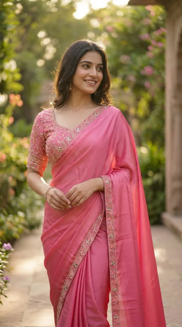 Pink_Chinon_Premium_Saree_For_Women