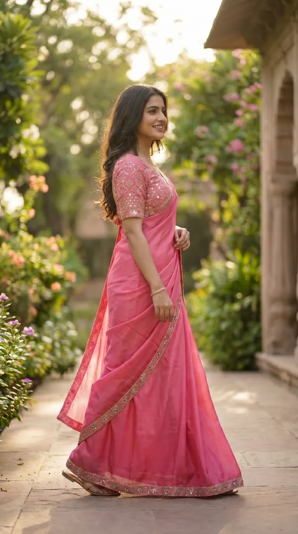 Pink_Chinon_Premium_Saree_For_Women