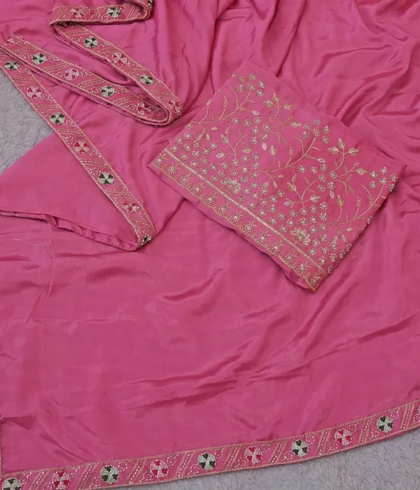 Pink_Chinon_Premium_Saree_For_Women