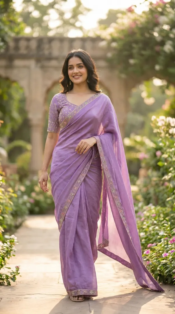 Purple_Chinon_Premium_Saree_For_Women