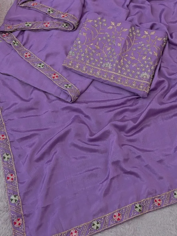 Purple_Chinon_Premium_Saree_For_Women