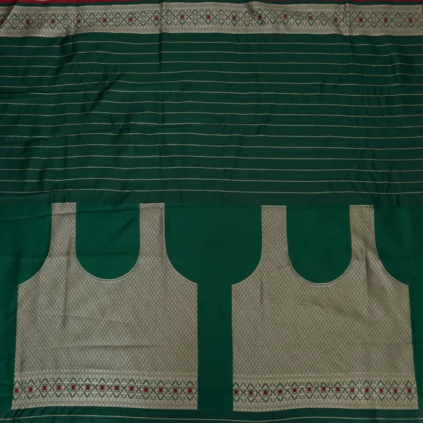 Maroon_Green_Jacquard_Silk_And_Kanjivaram_Silk_Premium_Saree_For_Women