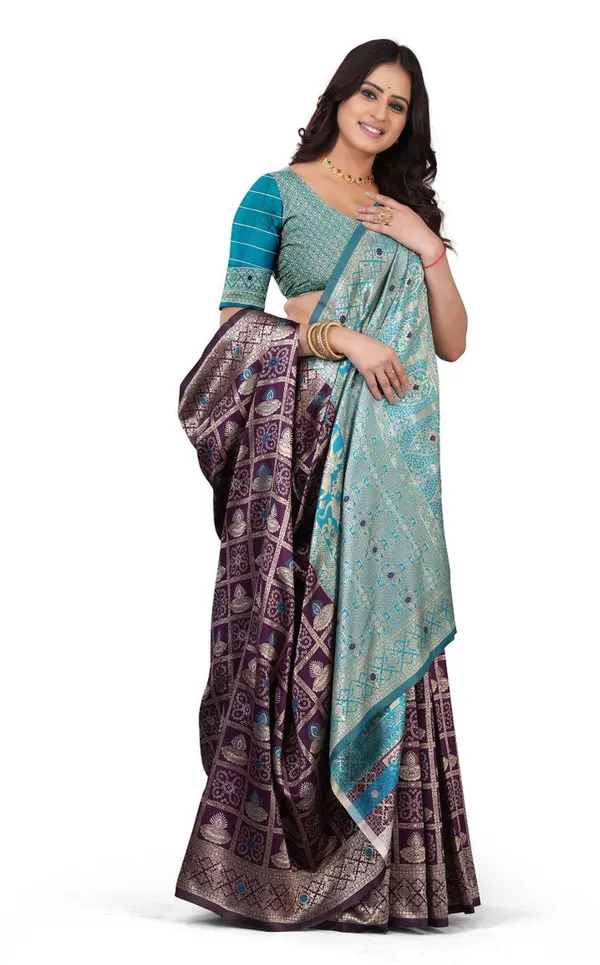 Wine_Firoza_Jacquard_Silk_And_Kanjivaram_Silk_Premium_Saree_For_Women