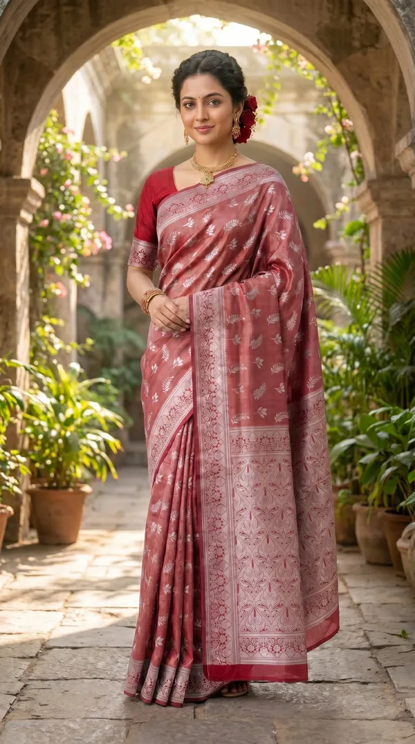 Cheri_Red_Jacquard_Silk_And_Kanjivaram_Silk_Premium_Saree_For_Women