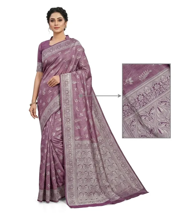 Purple_Jacquard_Silk_And_Kanjivaram_Silk_Premium_Saree_For_Women