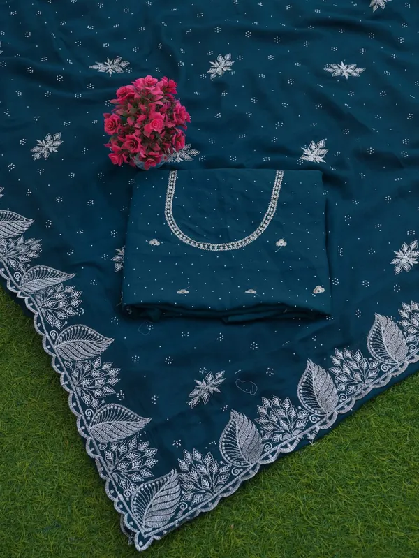 Teal_Vichitra_Premium_Saree_For_Women