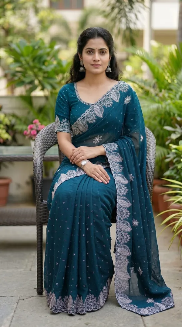 Teal_Vichitra_Premium_Saree_For_Women