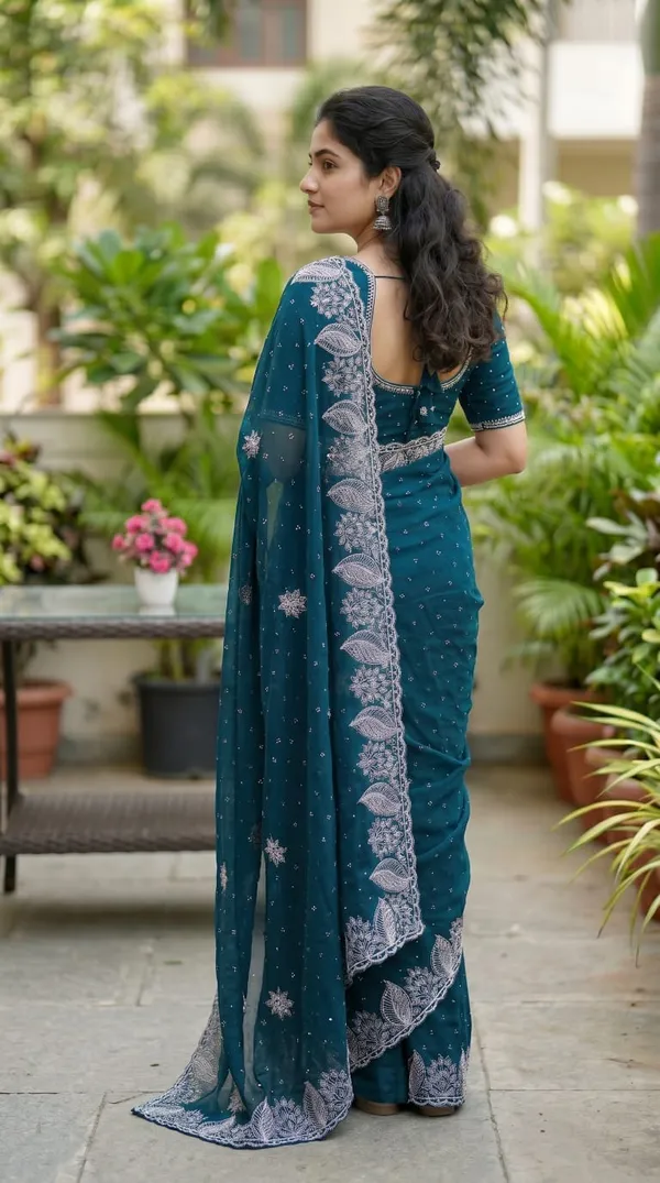 Teal_Vichitra_Premium_Saree_For_Women